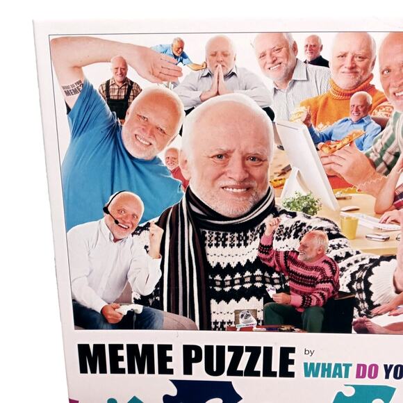 Hide the Pain Harold Puzzle - 500 PC Meme Fun - Picture 6 of 14